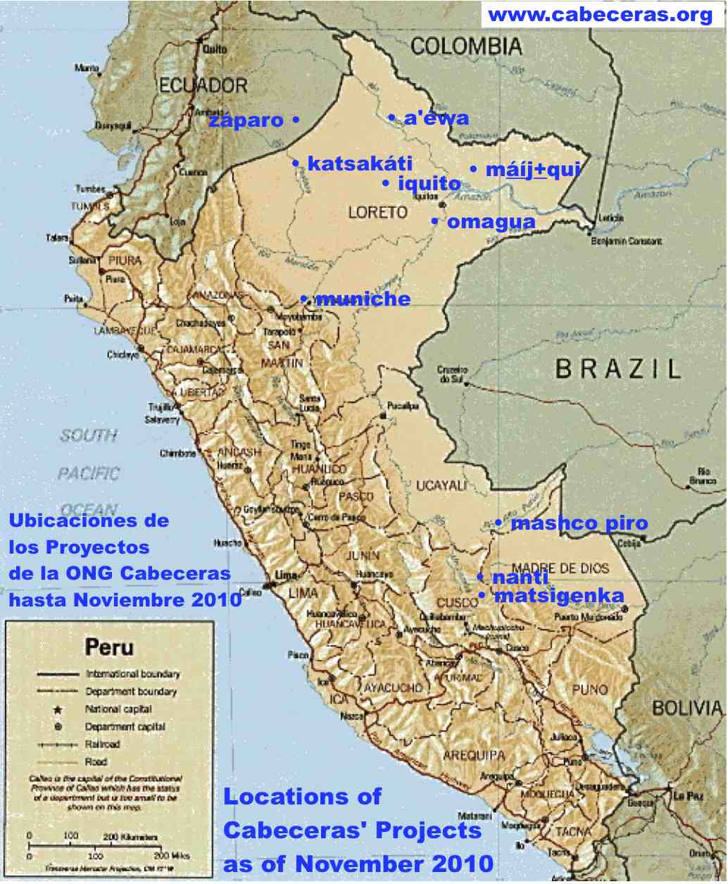 Cabeceras map 2010
