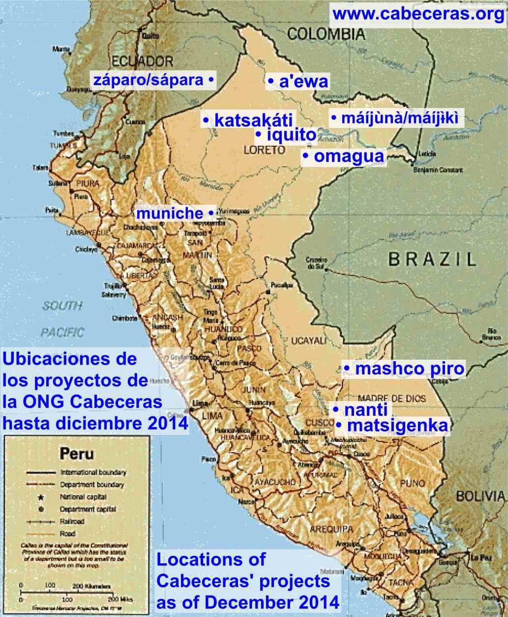 Cabeceras map