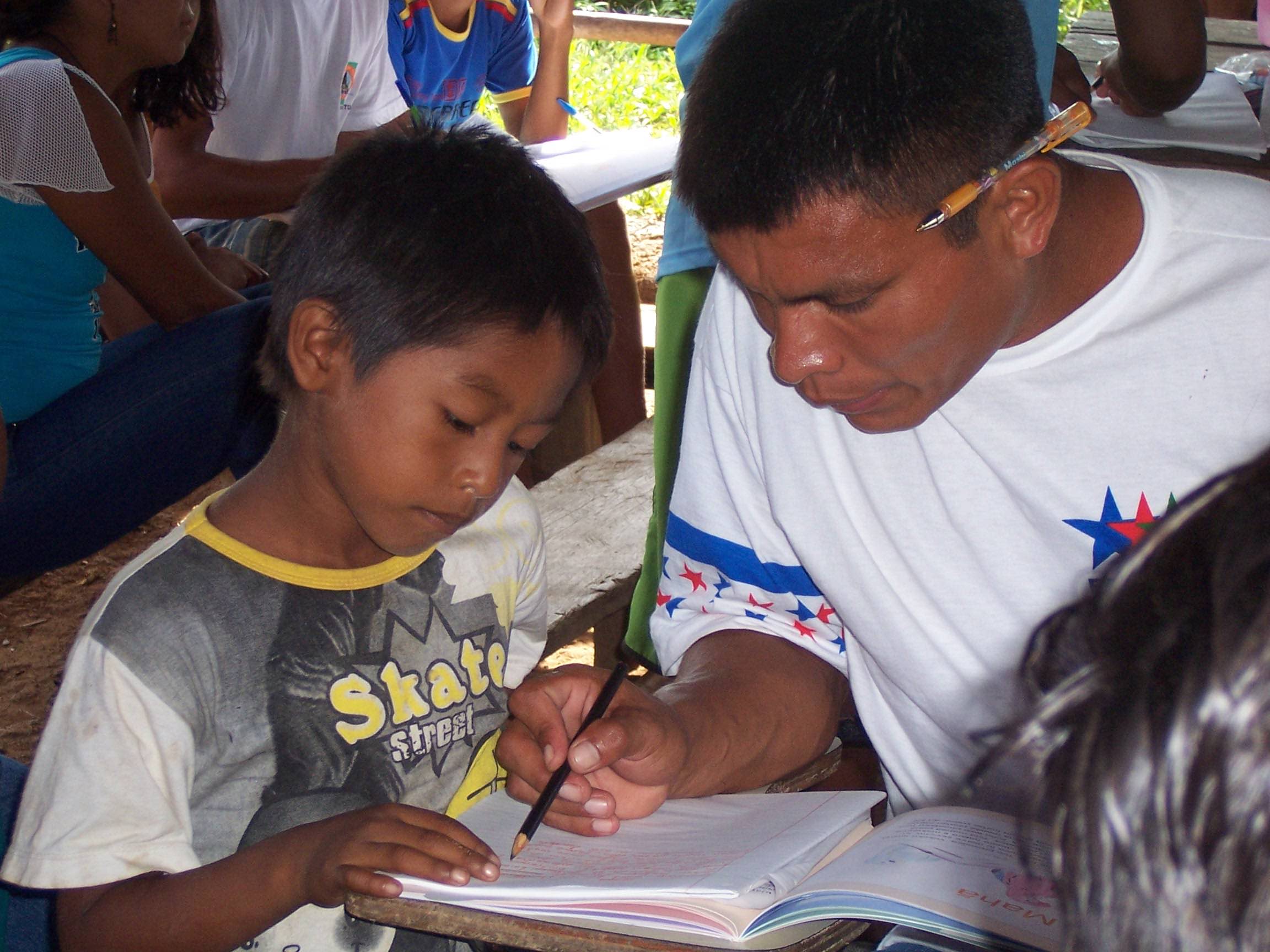 Creating the Kotiria alphabet in 2007